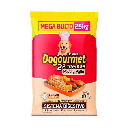 DOGOURMET PAVO Y POLLO 25KG